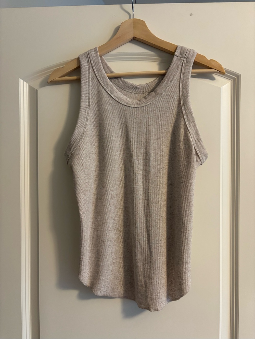 Chaser Heather Taupe Tank Top